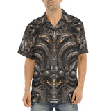 Hawaiian Shirt Biomechanical Art Style