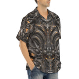 Hawaiian Shirt Biomechanical Art Style