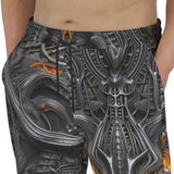 Men's Sweatpants Biomechanical Abstract Art