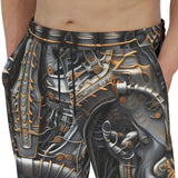 Men's Sweatpants Biomechanical Creatures Pattern