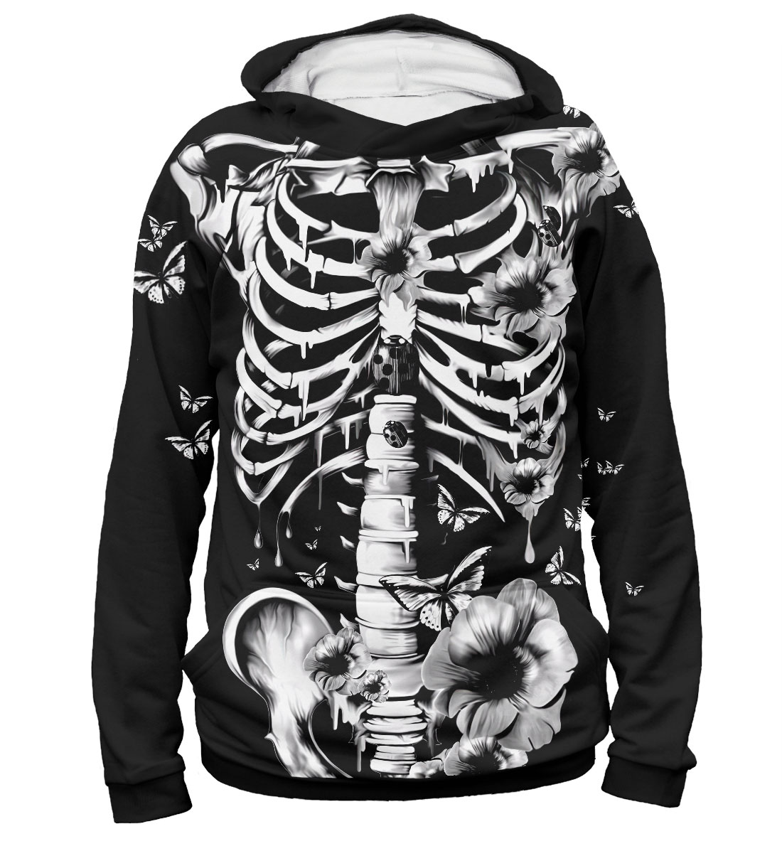 women's skeleton sweatshirt