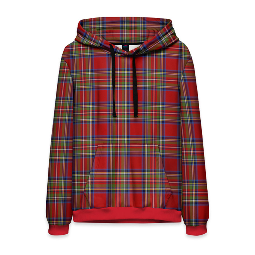 tartan hoodie mens