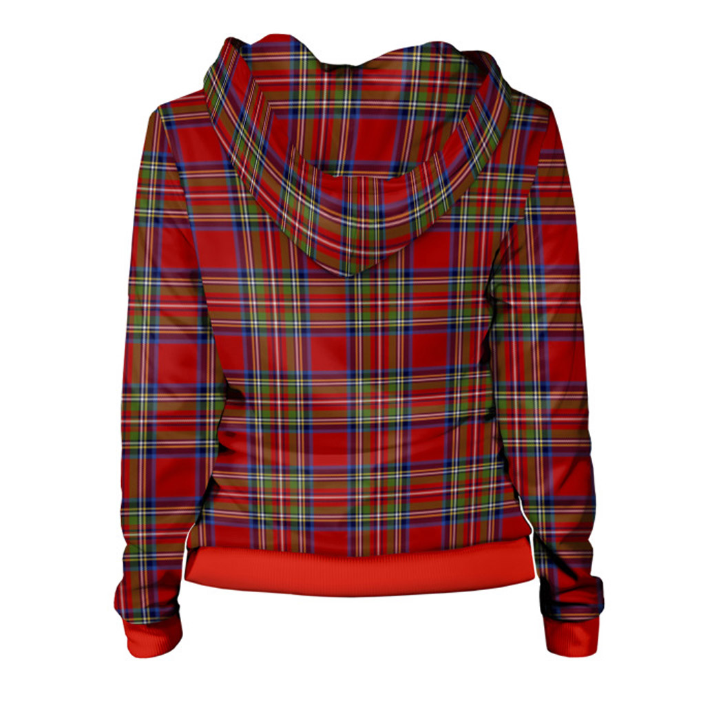 tartan hoodie women's