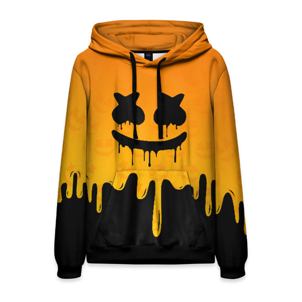 marshmello hoodie orange