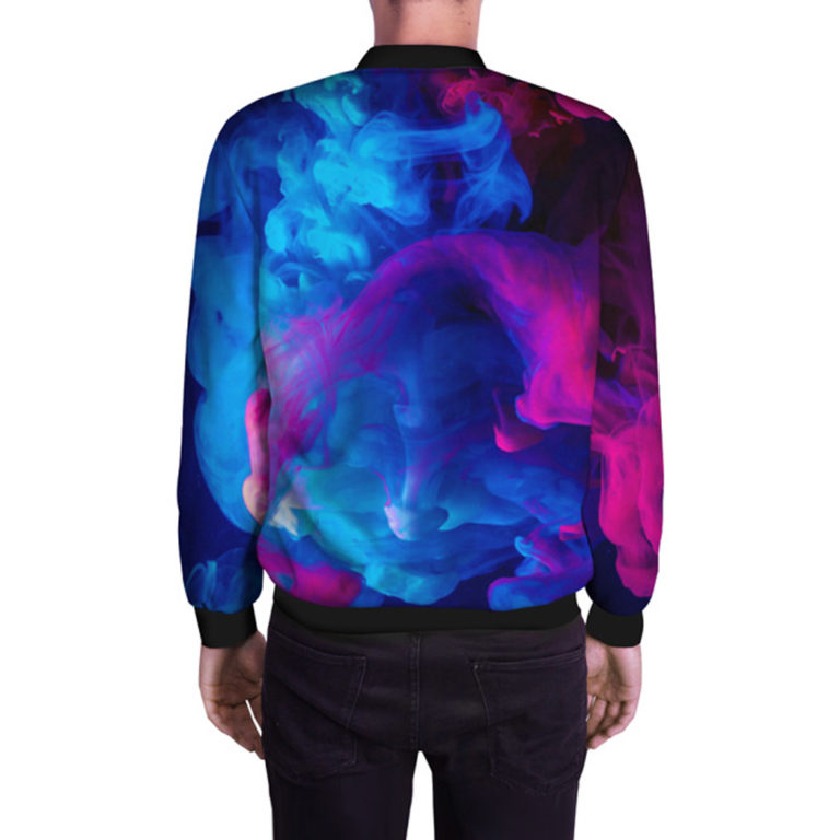 Neon Smoke Bomber Jacket for Men – Quantum Boutique