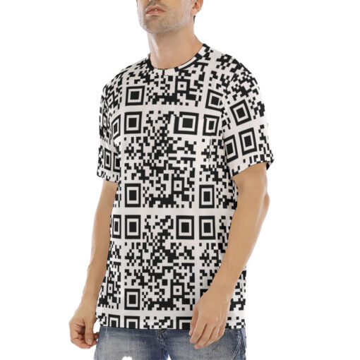 QR Code Men's T-Shirt - Image 2