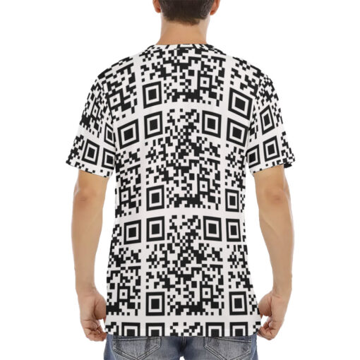 QR Code Men's T-Shirt - Image 4