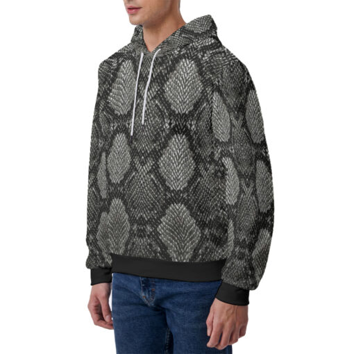 Snake Skin Pattern Men's Hoodie - Image 2