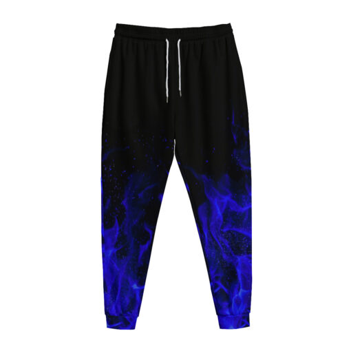 Blue Fire Sweatpants