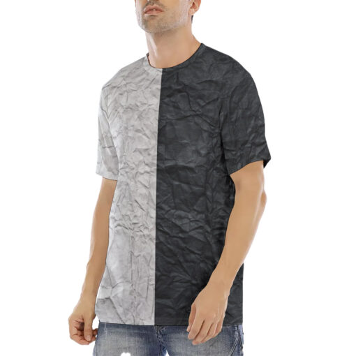 Black n White Paper Men's T-Shirt - Image 2