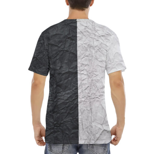 Black n White Paper Men's T-Shirt - Image 4