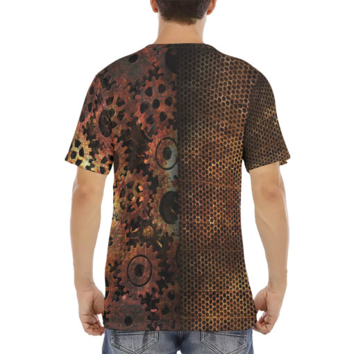 Steampunk Gears Men's T-Shirt - Image 4