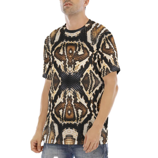 Snake Pattern Men's T-Shirt - Image 2