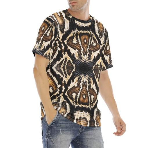 Snake Pattern Men's T-Shirt - Image 3