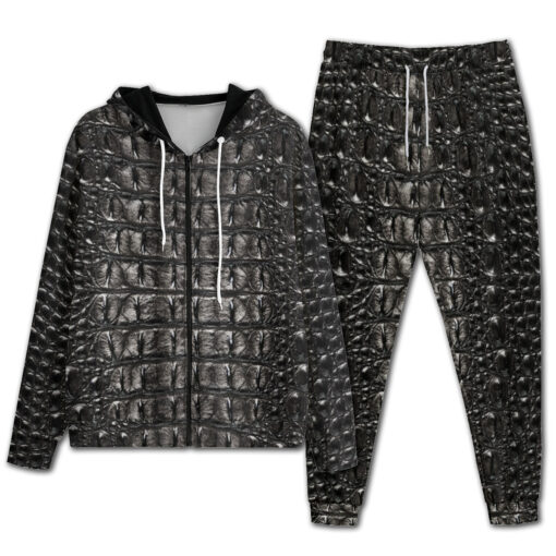 Alligator Skin Texture Tracksuit