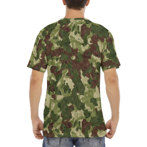 Green Camouflage Men's T-Shirt - Image 4