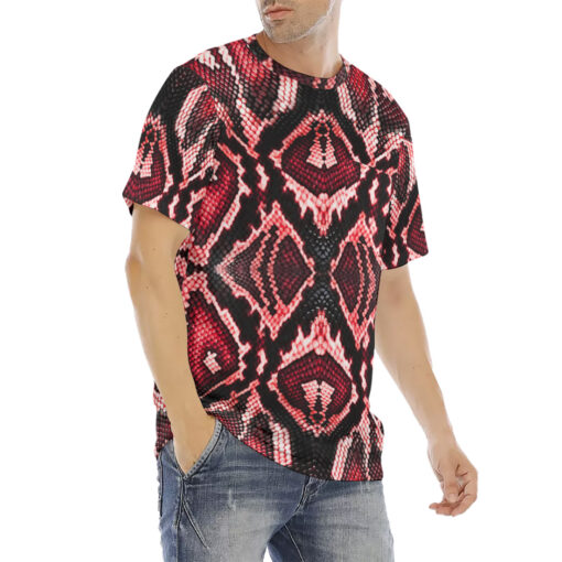 Red Snake Men's T-Shirt - Image 3