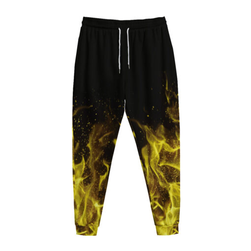 Yellow Fire Sweatpants