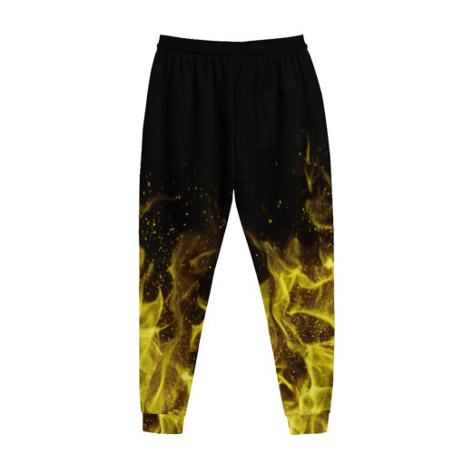 Yellow Fire Sweatpants - Image 2