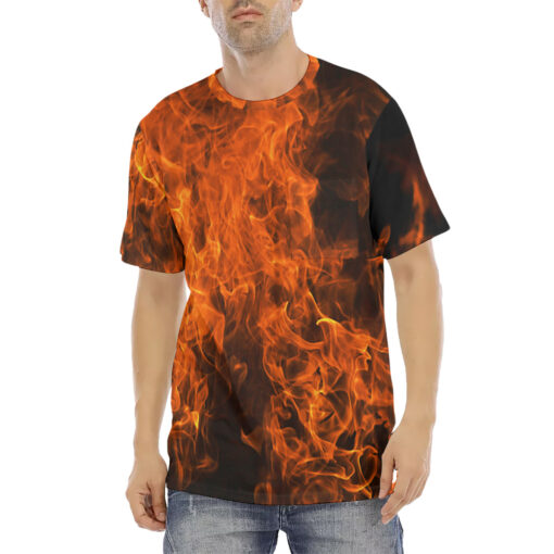 Fire Print Men's T-Shirt