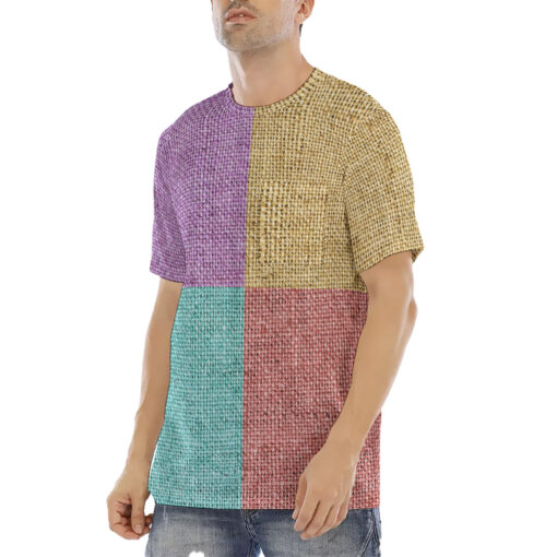 Four Colors Burlap Men's T-Shirt - Image 2