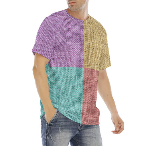 Four Colors Burlap Men's T-Shirt - Image 3