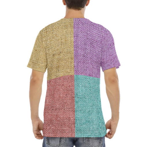 Four Colors Burlap Men's T-Shirt - Image 4