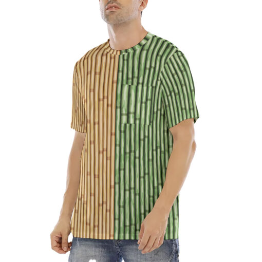 Bamboo Pattern Men's T-Shirt - Image 2