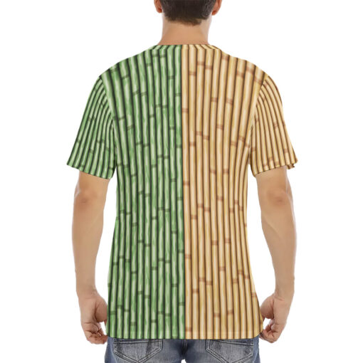 Bamboo Pattern Men's T-Shirt - Image 4