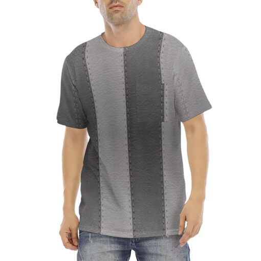 Leather Stripes Men's T-Shirt