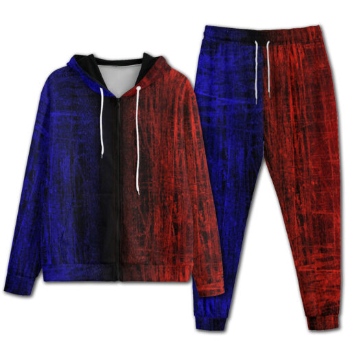 Red n Blue Scuffs Men's Tracksuit