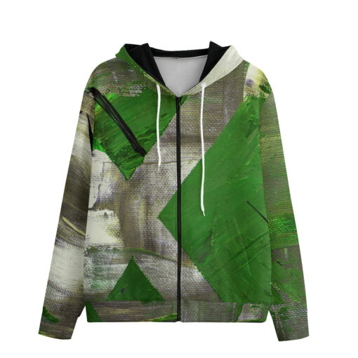 Modern Art Abstraction Men's Zip Up Hoodie