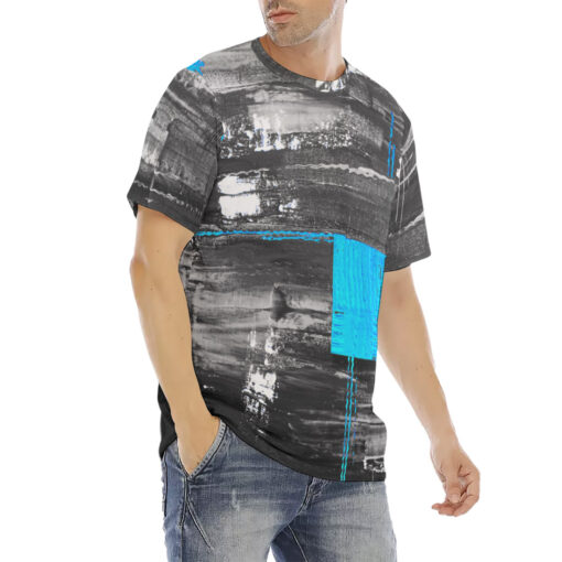 Modern Art Abstraction Men's T-Shirt - Image 3