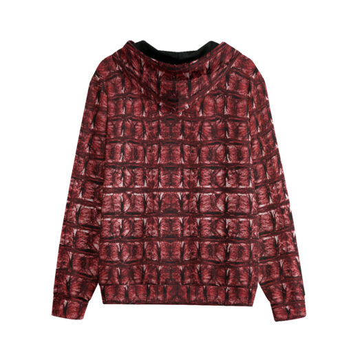 Red Alligator Print Men's Tracksuit - Image 2