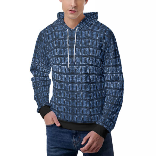 Blue Alligator Men's Hoodie