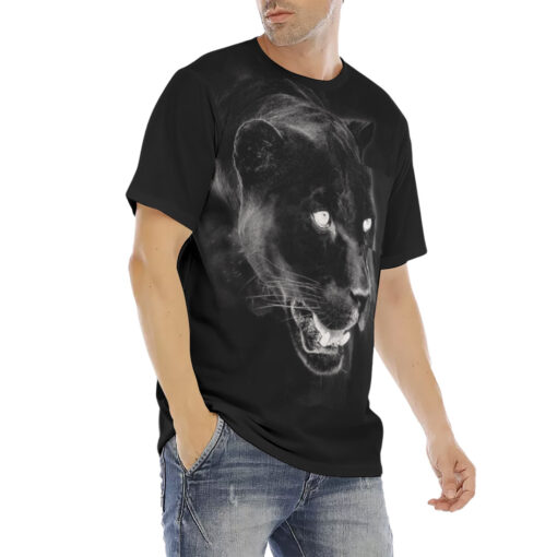 Panther Print Men's T-Shirt - Image 3