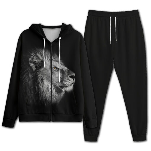 Lion Print Men's Tracksuit