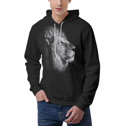 Lion Print Men's Hoodie