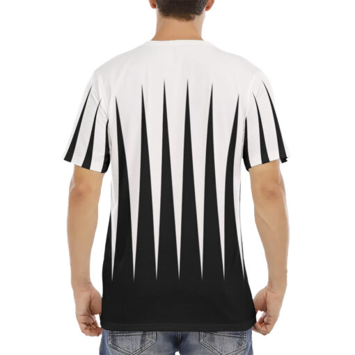 Black n White Stripes Men's T-Shirt - Image 4