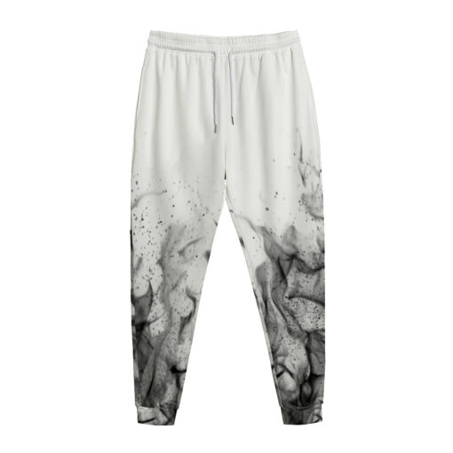 Black n White Fire Sweatpants