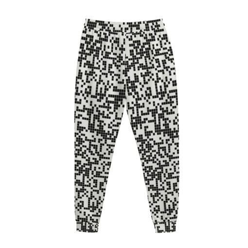 Black n White Pixels Men's Tracksuit - Image 3