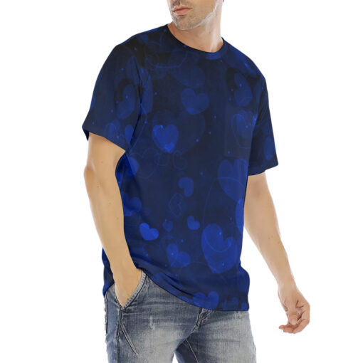 Love Hearts Men's T-Shirt - Image 3