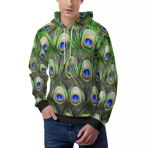 Peacock Plumage Men's Hoodie