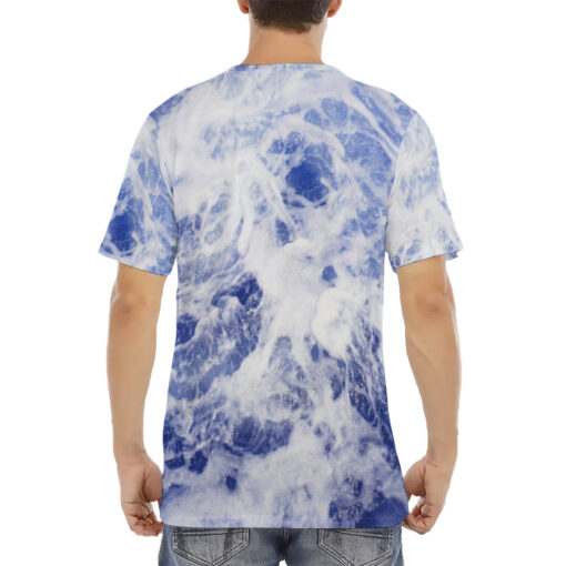 Sea Waves Men's T-Shirt - Image 4