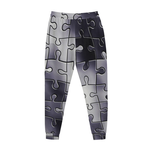 Puzzles Pattern Men's Tracksuit - Image 3