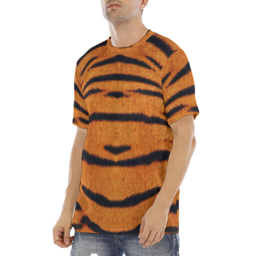 Tiger Pattern Men's T-Shirt - Image 2