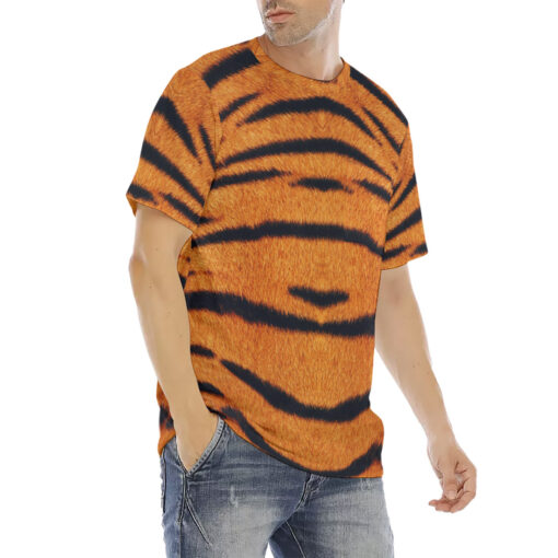 Tiger Pattern Men's T-Shirt - Image 3