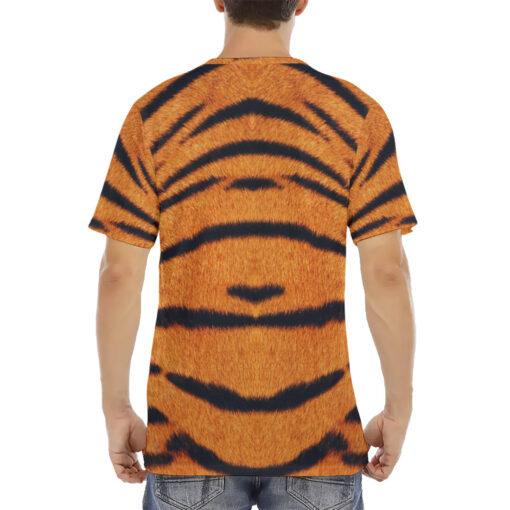 Tiger Pattern Men's T-Shirt - Image 4