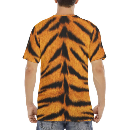 Tiger Pattern Men's T-Shirt - Image 4