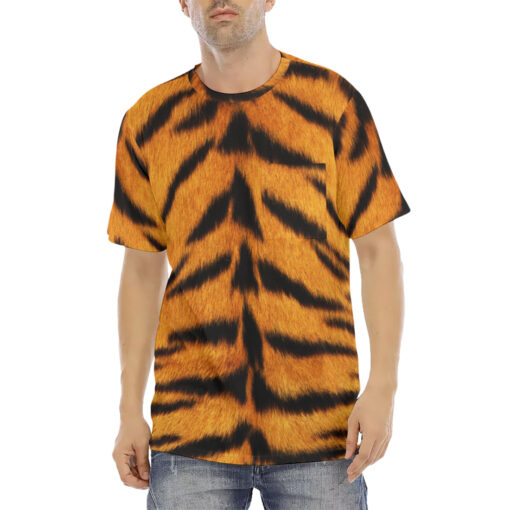 Tiger Pattern Men's T-Shirt